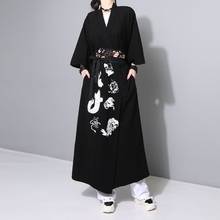 Кимоно FF2444 женское в японском стиле, юката, традиционный японский костюм гейши для косплея, черный Оби, юката 2024 - купить недорого