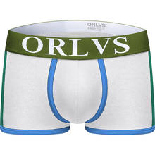 ORLVS-bóxer de algodón con bolsa en U para hombre, ropa interior Sexy, pantalones cortos, OR101, 2020 2024 - compra barato