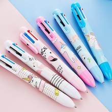 6 Colors Kawaii Animals School Supplies Ballpoint Pens Cute Cartoon Creative Stationary  Ball Pen DIY Decoration Handbook 03771 2024 - buy cheap