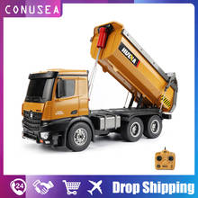 HUINA 1:14 Rc Truck Dumper 10 Channel Caterpillar Alloy Model Engineering Vehicle 2.4Ghz Radio Controlled Car Toys for Boys Kids 2024 - buy cheap