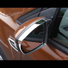 Cubierta de espejo retrovisor para coche Ford Kuga Escape 2013-2017 ABS cromado, cubierta de cejas para lluvia, accesorios de estilo de coche, 2 uds. 2024 - compra barato