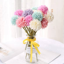 10pcs Silk Artificial Flower Carnation Bouquet For Wedding Home Decoration DIY Wreath Gift Box Scrapbooking Craft Fake Flower 2024 - buy cheap