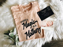 Camiseta de color melocotón para mujer, ropa divertida con eslogan grunge tumblr de algodón puro, regalo para madre joven 2024 - compra barato