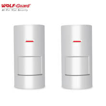 2 x Wolf-Guard Wireless PIR Motion Sensor Detector House Safety Accessories for Home Security Alarm Burglar System 433MHz 2024 - buy cheap