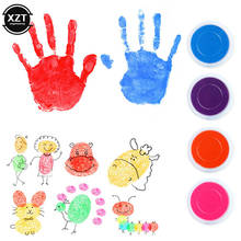 Funny 6 Colors Ink Pad Stamp DIY Finger Painting Craft Cardmaking For Kids Montessori Drawing baby toys 0-12 months Kids Toy 2024 - buy cheap