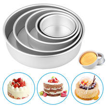 2/4/6/8/10 Inch Cake Mold Aluminium Alloy Round DIY Cakes Pastry Mould Baking Tin Pan Kitchen Accessory Tool High Quality 2024 - buy cheap