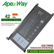 ApexWay 11.4V 42Wh 3CRH3 WDX0R T2JX4 13 15MF PRO-1508T WDXOR laptop battery for DELL Para Inspiron 5000 5368 5378 INS15-7560-D15 2024 - buy cheap