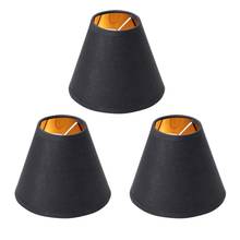 Small Lamp Shade Set of 3 Chandelier Shade Small Lamp Shade Clip for Candelabra Bulbs Table Chandelier Wall Lamp 2024 - buy cheap