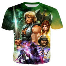 He man and The Masters of The Universe men/women New fashion cool 3D printed t-shirts casual style t shirt streetwear tops 2024 - buy cheap