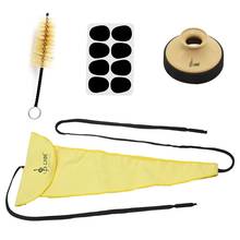 Kit de almohadilla Dental para saxofón, hisopo de limpieza 3D, silencioso, cepillo de boquilla para instrumento Musical de clarinete Soprano, Tenor Alto 2024 - compra barato