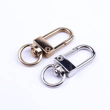 20Pcs Gold  Bronze Swivel Lobster Clasp Clips Key Hook Keychain Split Key Ring Findings Clasps For Keychains Making 32mm 2024 - buy cheap