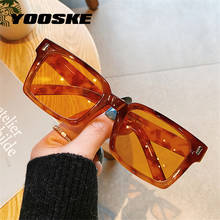 YOOSKE Retro Rectangle Sunglasses Candy Colors Gradient Sun Glasses Female Lady Travel Shades Sunglass for Ladies UV400 2024 - buy cheap