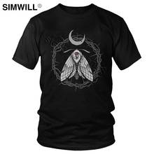 Novelty Occult Martyrium T-Shirt Unique Summer Pure Cotton Tee Shirts for Men Short Sleeve Round Neck Moon Bee Tshirt 2024 - buy cheap