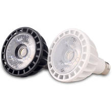 Bombilla LED de alta potencia Par30 E27 foco LED COB, 30W, foco LED, blanco frío y cálido, carcasa blanca/gris, AC85-265V 2024 - compra barato