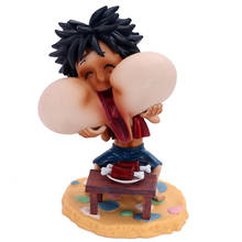 Figura de acción de One Piece GK, modelo Monkey D Luffy Q versión Anime de 12cm, colección de juguetes, decoración exquisita para niños, regalo Figma 2024 - compra barato