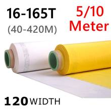 5/10 Meters 120CM Width 80-420M Polyester Silk Screen Printing Mesh 32T-165T White Screen Printing Mesh Fabric Tools 2024 - buy cheap