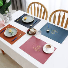 anti-scalding, waterproof and oil-proof western food mats European luxury household heat insulation mats table mats 2024 - buy cheap