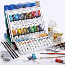 Marie's Oil Paint 12/18/24 Colors Oil Painting Pigment Set Oleo Para Pintar Pintura 12ml Paint Artist Beginner Oil Color Pigment 2024 - buy cheap