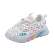 COZULMA детская спортивная обувь для мальчиков и девочек; Легко обуваются; Модная одежда для маленьких детей из сетчатой ткани светильник кроссовки в повседневном стиле Размеры 26-36 2024 - купить недорого