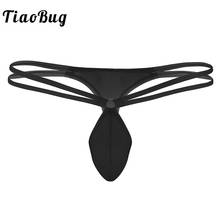 Hot Sexy Men Underpants Low Rise Lingerie Mini Bulge Pouch G-string Breathable Bikini Thongs Gay Underwear Sissy Panties 2024 - buy cheap