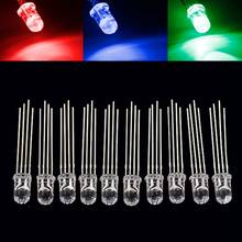 50pcs/lot 4-Pin 5mm Led Light Lighting Diodes  RGB LED Common Cathode Tri-Color Emitting Diode Support Dropshipping 2024 - buy cheap
