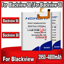 HSABAT 3950mAh-4800mAh 416078PH Battery for Blackview S8 S 8 MTK6750T 5.7 Inch 4800mAh Batteries for Blackview S6 2024 - buy cheap