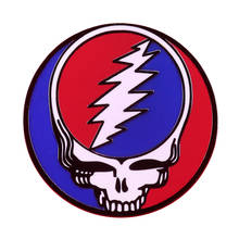 Grateful Dead-álbum de música Rock Steal Your Face, alfiler esmaltado con Logo de calavera 2024 - compra barato