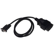 Universal OBD2 16Pin TO DB9 RS232 Adapter Cable Car Auto Diagnostic Interface Pro Vehicle Diagnostic Tools OBDII Cable Extender 2024 - compre barato