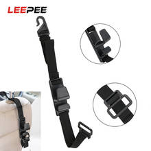 LEEPEE Car Headrest Hanger Adjustable Car Seat Back Hooks Auto Fastener Clip Grocery Bag Hanger Holder Universal 2024 - buy cheap