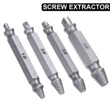 New 4Pcs Screw Extractor Drill Bits Guide Set Damaged Bolt Screwdriver Remover Speed Out Tool Household Gadgets 2024 - buy cheap