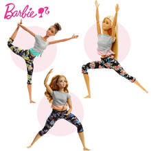 Original Barbie Doll Yoga Gymnastics Dancer Sport Multi-joint Movement Barbie Doll Dress Up Princess Girls Educational Toy Gift 2024 - buy cheap