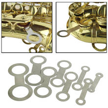 Stainless Steel Saxophone Pads Repair Kits ALto/Soprano/Tenor Sax Woodwind Flat Pressure Pad Tools Parts Replacement 2024 - compre barato