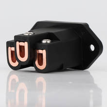 Monosaudio IB70(C) de cobre puro, una pieza, conector hembra de potencia HIFI IEC 2024 - compra barato