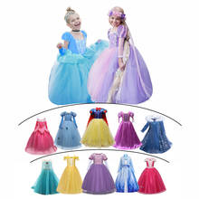 Dress for Girls Princess Cosplay Costume Halloween Christmas Kids Party Dress Fancy Children Role Play Princess Dress Belle 2024 - buy cheap
