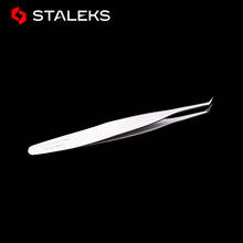 Stainless Steel Eyelash Tweezers High-Precision Anti Static Eyelash Grafting Flowering Essential Tweezers 2024 - buy cheap