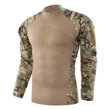 Мужская Военная тактическая футболка с длинным рукавом Swat Soldiers, армейская футболка, одежда для страйкбола, Мужская армейская камуфляжная футболка 2024 - купить недорого