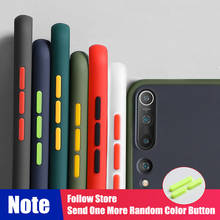 Прозрачный матовый чехол с цветной рамкой для телефона Xiaomi Redmi CC9 CC9E Mi A3 Lite Note 6 7 7S 7A 8 8A 8T K20 K30 9 9T 10 Pro, чехол 2024 - купить недорого