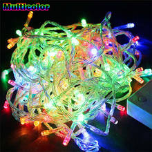 LED String Light 5M 10M 20M 30M 50M 100M EU Plug AC220V Xmas Holiday Light Waterproof Christmas Lights 9 Colors Decoration Lamp 2024 - buy cheap