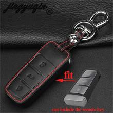 jingyuqin 3 Button Key Cover Leather Case For Volkswagen CC Passat B6 B7 Passat 3C CC Maogotan R36 B5 B7L Auto Accessories 2024 - buy cheap