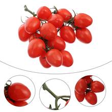 Fake Fruit Simulation Cherry Tomatoes Home Party Decoration Photography Prop Artificial Fruit String Foam Fake Fruit Props 2024 - buy cheap