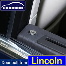 For Lincoln Car Styling Door  Pin Lock Lifting  Interior Bolt Circles Decoration Cover Trim Sequins  Accessories 2024 - buy cheap