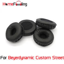 Homefeeling-almohadillas para auriculares personalizados Beyerdynamic, almohadillas para los oídos de cuero de oveja, supersuaves, de terciopelo 2024 - compra barato