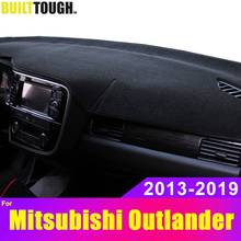 Автомобиль приборной панели крышки тире коврик приборная панель Крышка ковры для Mitsubishi Outlander 2013-2015 2016 2017 2018 2019 2024 - купить недорого