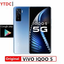 Original vivo iQOO 5 12GB 128GB Snapdragon 865 5G Smart Phone 55W Dash Charging 120Hz Screen Refresh Rate KPL Android Cellphone 2024 - buy cheap