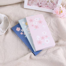 2021 sakura planejador semanal adorável floral bolso agenda 91mm * 185mm diy sem data mês semana plano livro 88 folhas frete grátis 2024 - compre barato