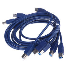 USB 3,0 A Male AM to USB 3,0 B Type Male BM удлинитель для принтера кабель USB3.0 для принтера супер скорость горячая распродажа 2024 - купить недорого