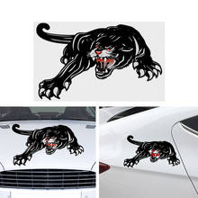 Adesivo 3d estilo tigre para carro, janela de vinil, autocolante com desenho de animal para decoração de carroceria e caminhões, 1 peça 2024 - compre barato