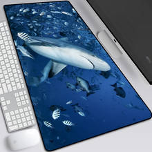 Большой коврик для мыши с изображением дельфина рыбы животного морского мира аниме компьютерный геймер Коврик для мыши с закругленными краями клавиатура Коврик для мыши 2024 - купить недорого