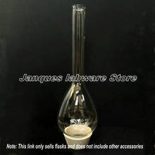 1pcs Borosilicate Glass Nitrogen Fixation Flask Lab Long Neck Oval Ammonia Nitrogen Flask Capacity 50/100/150/250/500/1000ml 2024 - buy cheap