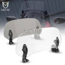 Motorcycle Windshield Extension Spoiler Windscreen Air Deflector For Suzuki VS 600 800 DL650 DL1000 DL250 V-STROM 650 1000 XT 2024 - buy cheap